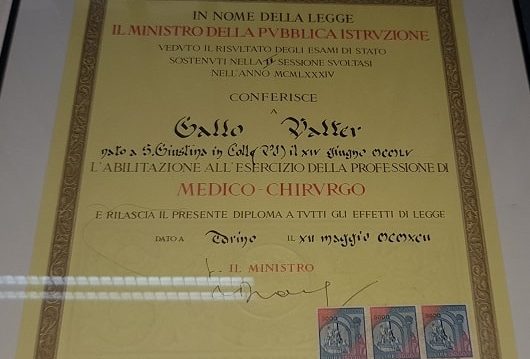certificato abilitazione medicina chirurgia